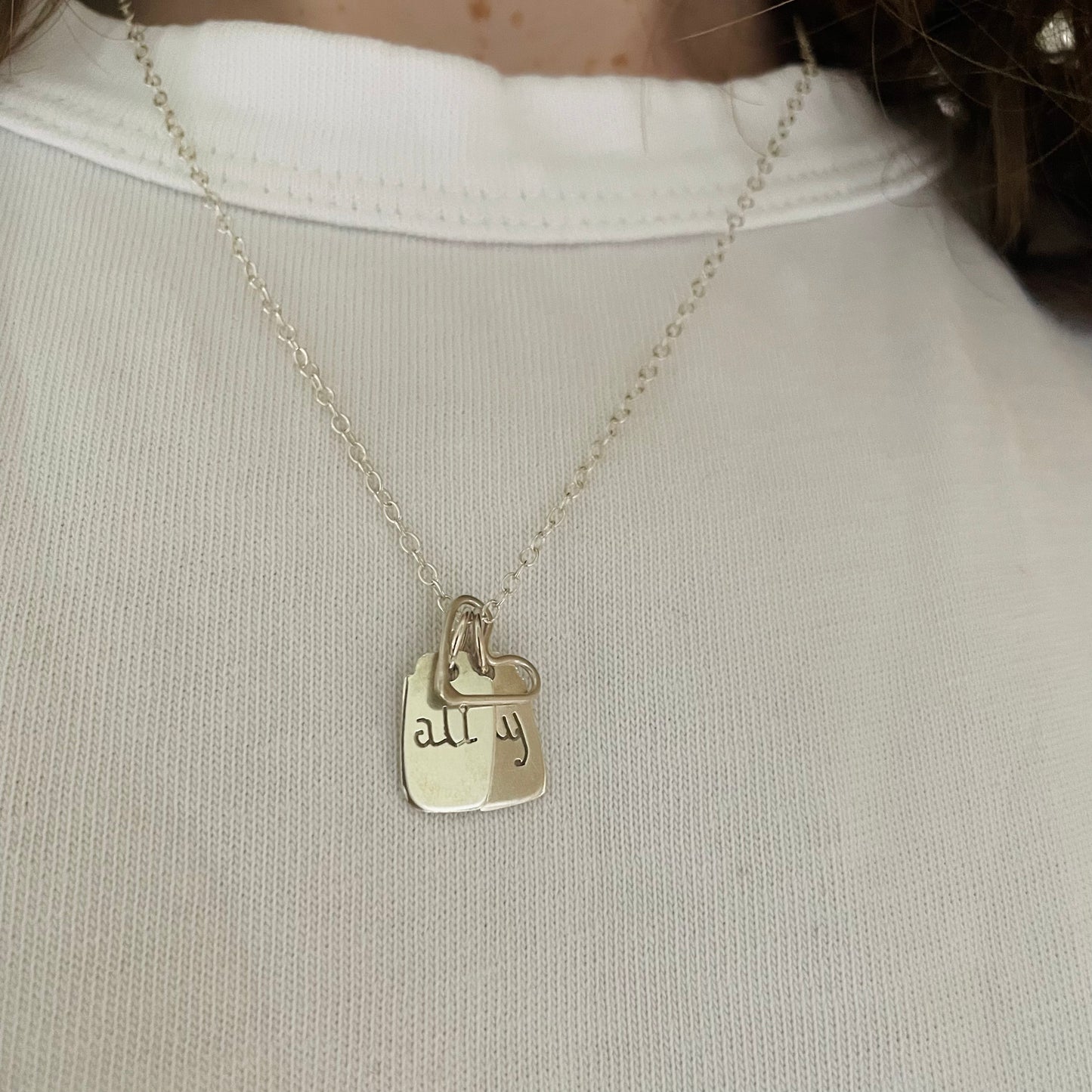 All My Heart Necklace - Silver