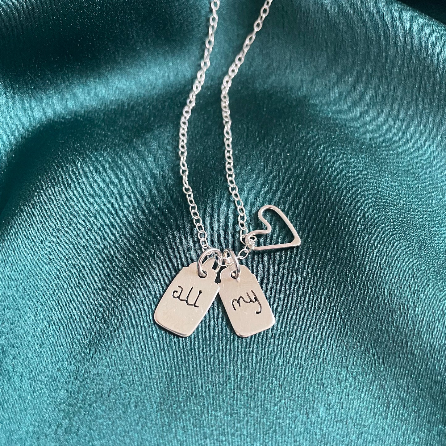 All My Heart Necklace - Silver