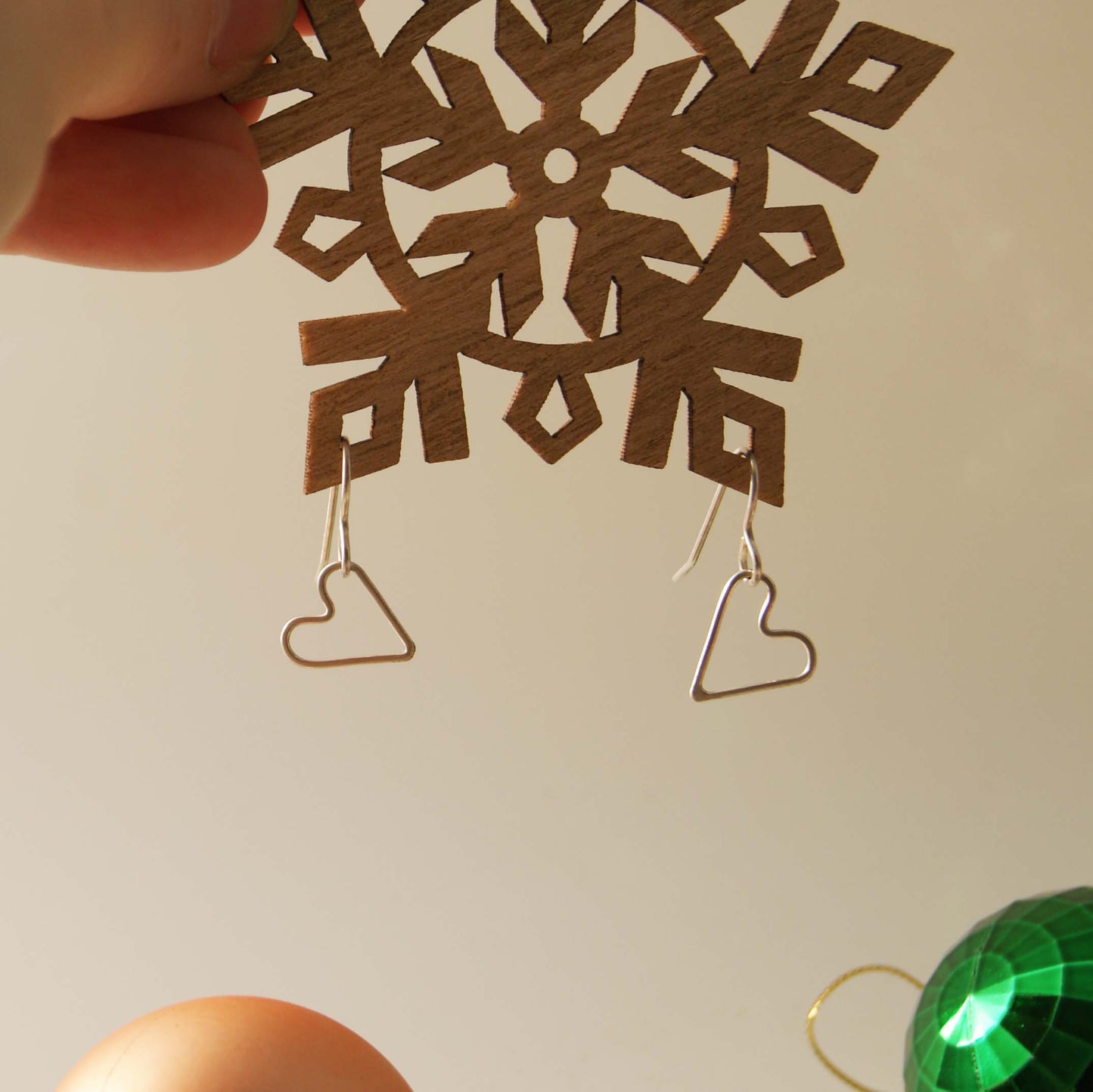 Heart Dangle earrings