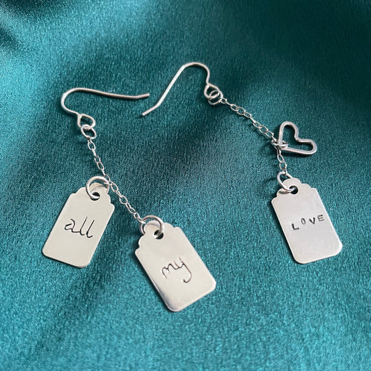 All My Love Earrings - Silver