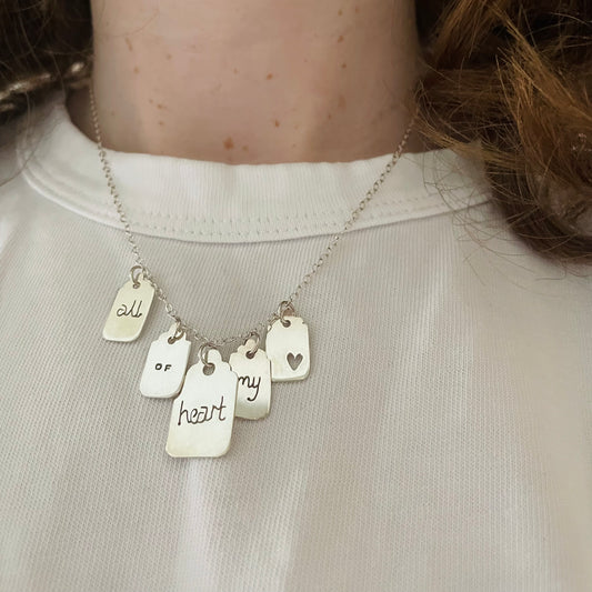 All of My Heart Necklace - Silver